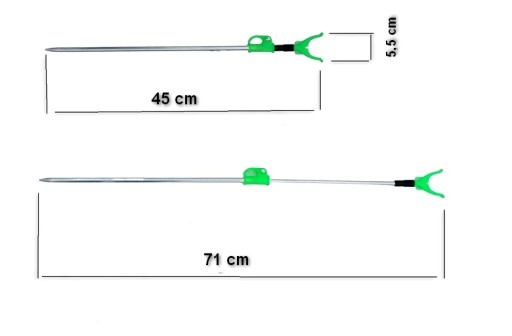 Teleskopická podpera 40/80 cm