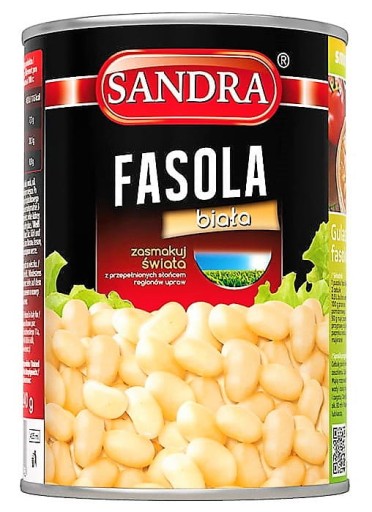 Sandra Biela fazuľa Cannellini S 425 ml