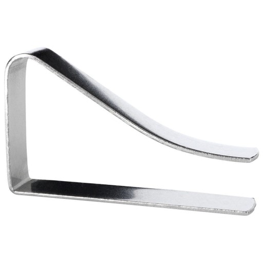 4x STEEL Clips kovová držiaková pracka na obrus obrusovú dosku (