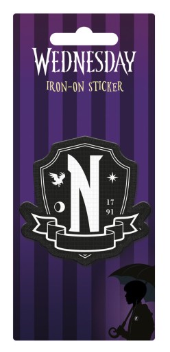Streda nášivka Adams Nevermore Nažehľovačka na oblečenie 6,5x6,5 cm