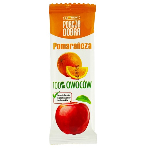 Dobrá porcia jablková pomarančová tyčinka 16g