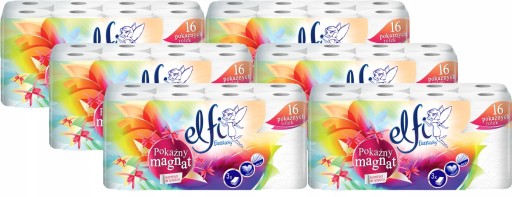 Elfi Fantasy Premium 3-W toaletný papier 16 roliek
