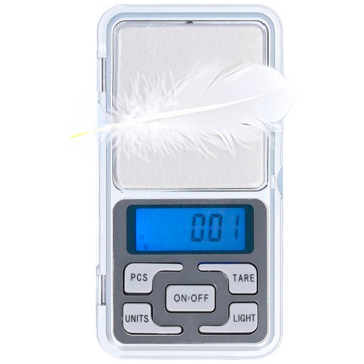 Mini vrecková presná elektronická váha na šperky LCD 0,01g - 500g