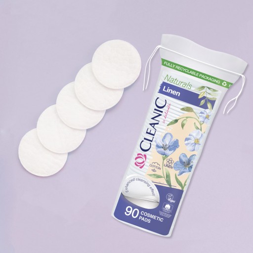 Vatové tyčinky Cleanic Naturals Linen 1-9 balení