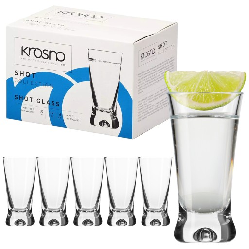 X-Line poháre na vodku 6x50 ml Krosno Shot