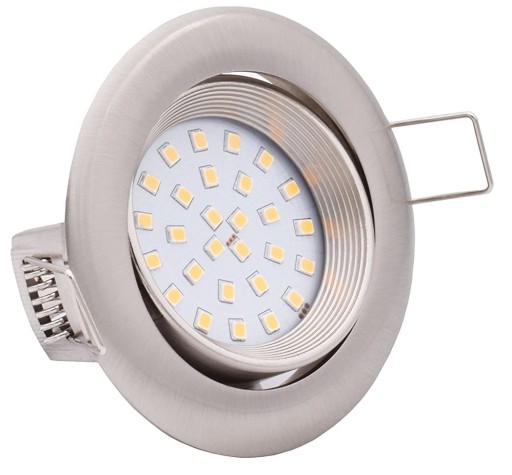 LED EYEBALL, okrúhle, 4W, 2700K, 230V, 85mm