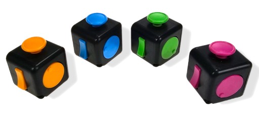 RUČNÁ KOCKA! ANTISTRESOVÉ HRAČKY FIDGET CUBE, gombíkové gombíky v ruke