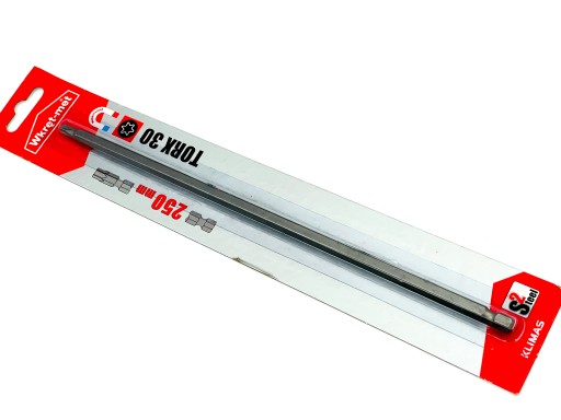 Bitový skrutkovač hrot TORX30 TX30 KLIMAS 250mm