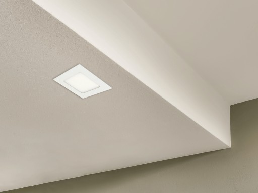 PODOMIETKOVÝ Štvorcový LED PANEL 6W TEPLÁ BIELA 3000K