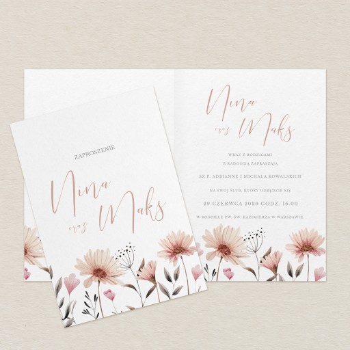 Svadobné oznámenia A5 + obálka NÁVRHY PERSONALIZÁCIE NA VÝBER