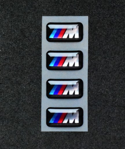 ZNAK ODZNAK BMW M POWER LOGO PACK 17x9 chróm 1 ks