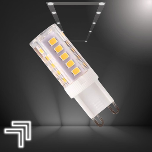 G9 LED ŽIAROVKA 5W 2700K 500lm TEPLÁ FARBA Do obývačky, spálne, EFEKTÍVNE