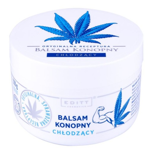 EDITT chladivý konopný telový balzam 220g