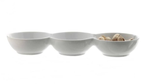 Tanier na podávanie dipov, 3-dielny PORCELÁN