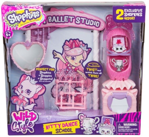 Formatex SHP56704 figúrky Shopkins Sezóna 9 Wild DANCE STUDIO XL SET