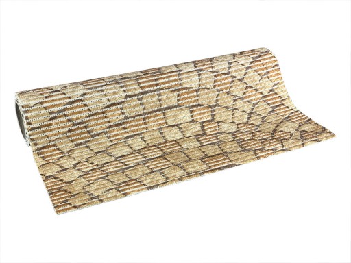 Kúpeľňová predložka na meter Koberec Protišmyková penová dlažba kocky 10x65 cm