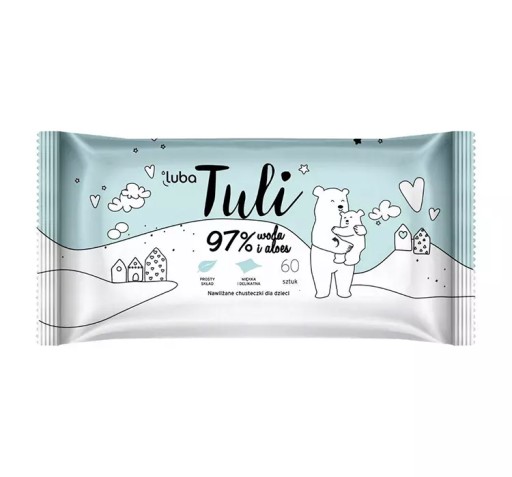 LUBA TULI VLHČENÉ Utierky PRE DETI ALOES
