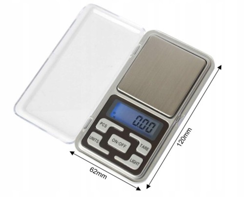ELEKTRONICKÁ VÁHA NA ŠPERKY 0,01-200g LCD