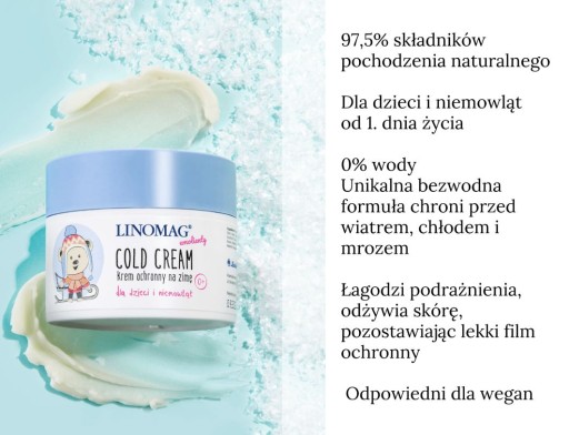 LINOMAG ZIMNÝ OCHRANNÝ KRÉM KRÉM STUDENÝ 50 ML