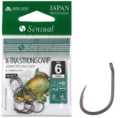 Mikado Sensual X-Tra Strong Carp Háčiky veľ. 6