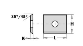 Doska CMT 75122 HM - 7,5X12,0X1,5 mm