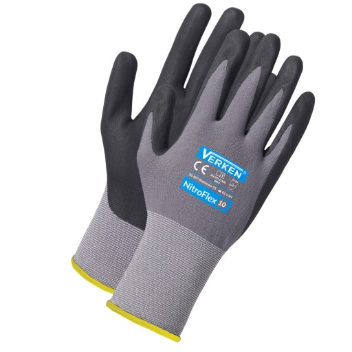 Pracovné rukavice FLEX NITRILE FOAM Nitroflex silné presné r 8 / M