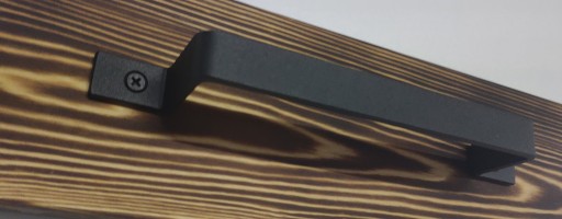 Úchytka priemyselného kuchynského nábytku BLACK MAT loft
