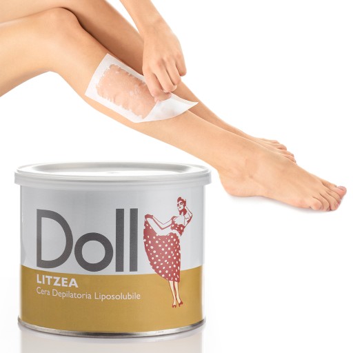 DOLL Xanitalia Depilačný vosk na odstraňovanie chĺpkov v plechovke LITZEA 400 ml