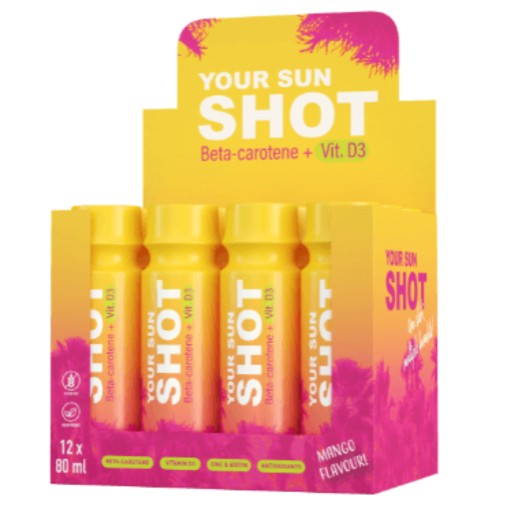 Váš Sun Shot Mango s vit. D3 Nápoje na opaľovanie 80ml