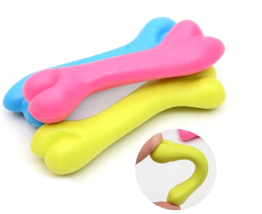 GUMOVÁ HRAČKA PRE PSA, KOSTNÝ ÚSTUP, 12 CM