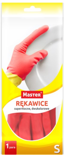 Dvojfarebné domáce rukavice Master S - výnimočná ochrana