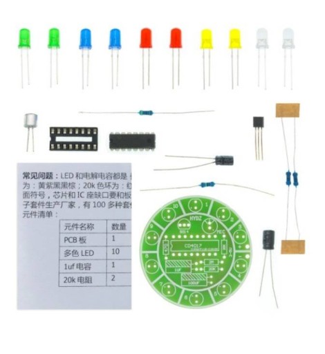 LED farebný telefónny modul ovládaný zvukom a DIY hudbou
