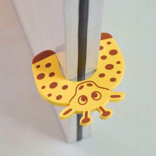 Penové zarážky zámok dverí Animals 6 ks.