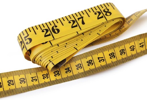 Krajčírska páska centimeter 300 cm, obojstranná páska meria centimetre palce