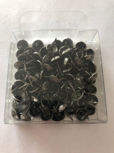 GOMBÍKY ČALÚNNE titánové špendlíky 11mm - 75 ks