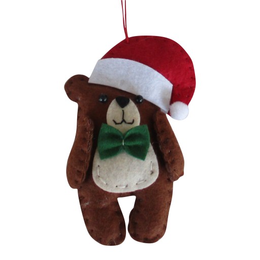 Kreatívna vianočná súprava na šitie pre Santa Clausa z plsti