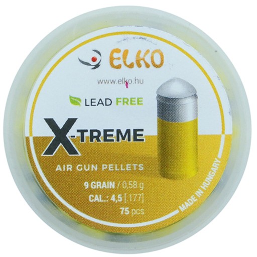 Guľôčky do vzduchovky z teflónu X-Treme 0,58g kal.4,5mm 75 kusov