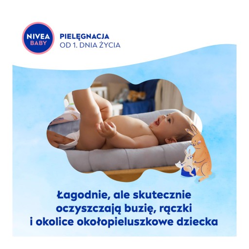 NIVEA DETSKÉ VLHČENÉ UBROUSKY PRE DETI 57 KS. TODDIES