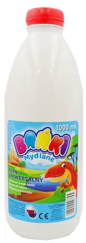 Mydlové bubliny 1 liter bublinkovej tekutiny