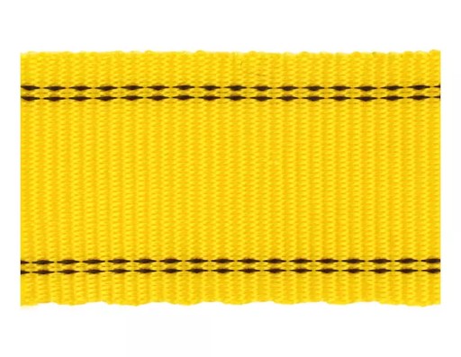 Polyesterová páska 45 mm žltý bezpečnostný postroj