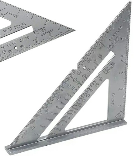 HLINÍKOVÝ TESÁRSKY UHLOVÝ KRÚHOVÝ KRÚŽOK TESÁRSKY STUPEŇ 182 mm