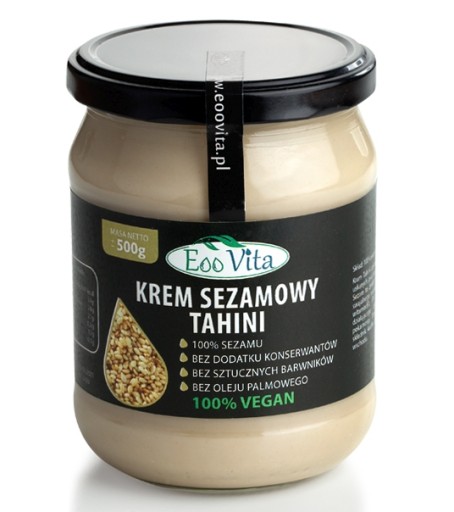 TAHINI Maslo 100% NATURAL Sezamová pasta 500g