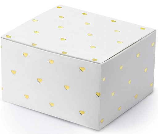Ďakujeme za prijímanie, elegantná zlatá krabička, COMMUNION, 10 ks
