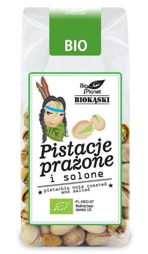 Pražené a solené bio pistácie 100 g - BIO PLANÉTA