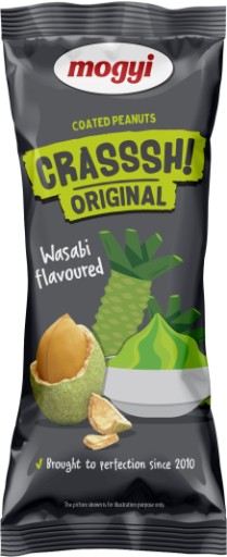 PD Arašidy v škrupine s príchuťou wasabi 60g