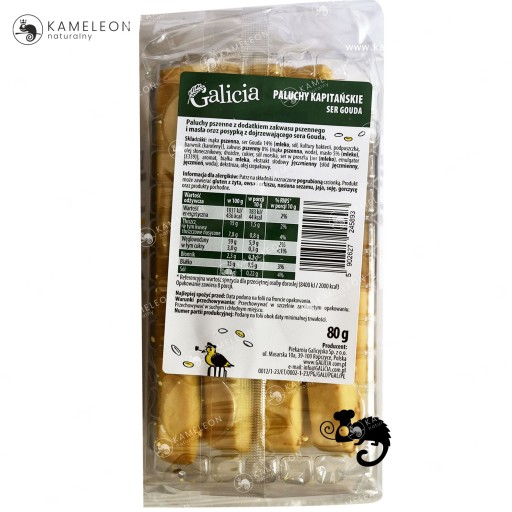 Kapitánske prsty syr gouda 80 g Galícia