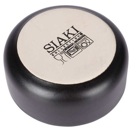 ČIERNA KERAMICKÁ misa, šalátová misa, snacky, dezerty, šaláty, 150 ml