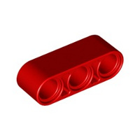 Lego Liftarm Beam 3 RED 32523 4153718 1ks N