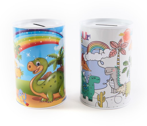 FAREBNÉ PRASIATKO DINOSAUR MÔŽE RÔZNE VZORKY