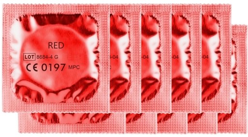 KLASICKÉ ČERVENÉ KONDÓMY AMOR RED 10 ks.
